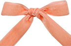Morex Swiss Velvet Ribbon, Nylon, 5/8 inch by 11 Yards, Coral - Image 3