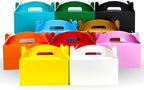 Gable Boxes with Handles, 9.45"x5"x5", 30 Pack, Assorted Color by AOSRIC