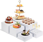 6 PCS Buffet Risers, Large Food Risers for Buffet Table, Dessert Display by Unknown