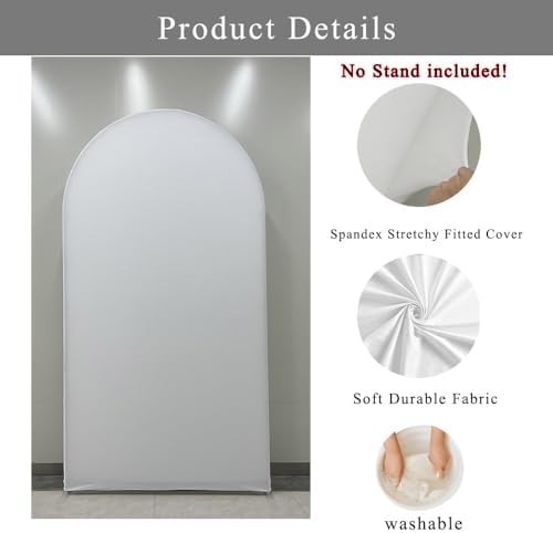 Pink Bow Arch Backdrop Cover Girls Bridal Baby Shower Birthday Party 6.6ft - Image 6