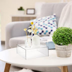 Leinuosen 7 Pcs Large Acrylic Buffet Risers, 6-12" Square, Clear - Image 5