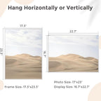 17x23 Metal Picture Frame, Aluminum Poster Frame with Real Glass, Silver - Image 2