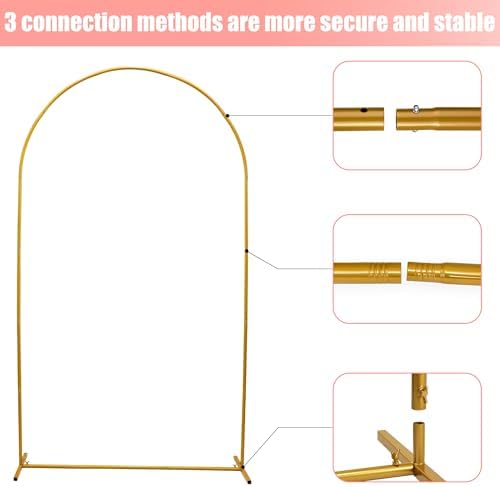 7.2FT Wedding Arch Cover – Stretchy Spandex Fabric Backdrop for Arch Stand - Image 2