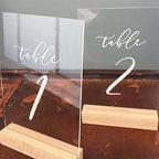 20 Pack Clear Acrylic Blank Signs for Table Numbers, 5x7 Inch Clear Acrylic Blank Sheet Sign 1/8 inch Thick, Use for DIY Wedding Table Signs Display Party Events - Image 6
