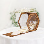 2B1WEDDING Wedding Card Box Personalized - Rustic Wedding Decorations for Reception Inside - Wood Card Box For Gift Holder - Wooden Card Box with Slot for Honeymoon Bridal Baby Shower Birthday - Image 6