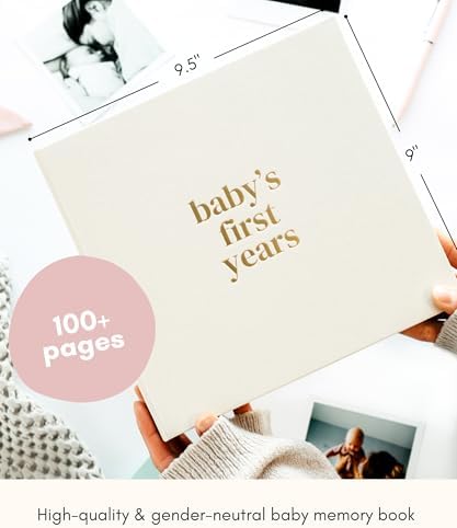 Lamare Baby First Year Book – Keepsake Baby Memory Book and Baby Scrapbook - Image 2