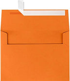 LUXPaper A4 Invitation Envelopes | Peel & Press | 4 1/4" x 6 1/4" | Mandarin Orange | 80lb. Text | 250 Qty by LUXPaper