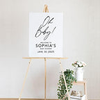 Andaz Press Custom Large Baby Shower Welcome Sign, 16" x 20", Oh Baby! Personalized Canvas Welcome Sign, Signage, Gender-Neutral Canvas Sign for Baby Sprinkle, Baby Shower, Baby Shower Decorations - Image 2