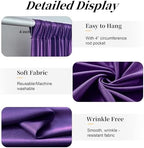 12ft x 10ft Purple Backdrop Curtains for Parties, Wrinkle Free 2 Panels Photo Backdrop Drapes Back Drop Cloth for Wedding Birthday Photography Background Decor - Image 5