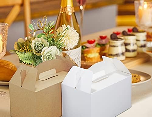 HUAPRINT Treat Gift Boxes, 30 Pack, Brwon, 9.45x5x5 IN - Image 5