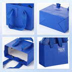 Zhanmai 4.7 x 2.4 x 3.9 Inch 100 Pcs Mini Gift Bags Bulk, Dark Blue - Image 3