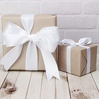 Ribbli White Double Faced Satin Ribbon,1-1/2” x Continuous 25 Yards,Use for Bows Bouquet,Gift Wrapping,Wedding,Floral Arrangement (Pack of 3) - Image 3