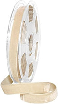 Morex Ribbon Nylon, 5/8 inch by 11 Yards, Blonde, Item 01215/10-602 Nylvalour Velvet Ribbon, 5/8" by 11 yd, by MorexRibbon