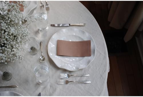 Brown Linen Like Napkins Disposable Guest Towels, Airlaid, 50ct - Image 6