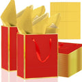 Epoesch 36 Pack Gift Bags with Handles & 36 Tissue Papers – 8x5x10 Inches by Unknown