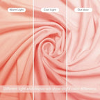 Wokceer Arch Backdrop Cover 7.2FT, 6FT Pale Pink Arch Cover Stretchy - Image 6