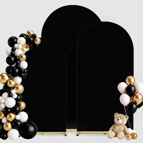 Arch Covers Set of 3(7.2FT+6.6FT+6FT), Arch Backdrop Stand Cover by Unknown