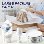 500 Sheets White Tissue Paper Bulk 24 x 36 Inch for Rosh Hashanah Gift Bags - Image 4