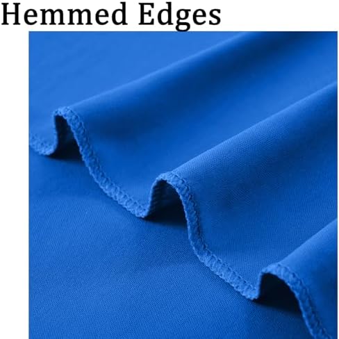 10ft x 10ft Wrinkle Free Royal Blue Backdrop Curtain for Parties, 2 Panels 5x10ft Silky Polyester Blue Photo Backdrop Drapes for Weddings Birthday Party Photography Background - Image 4