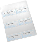 Scribble Vintage Swirl Printable Place Cards, Light Blue, Set of 150 (25 Sh - Image 4
