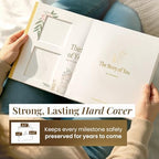 Premium Baby Memory Book for Boy or Girl, Milestone Journal & Scrapbook - Image 5