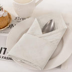 Cloth Napkins Fall Washable Reusable Linen Wedding Party Home Table Decor - Image 5