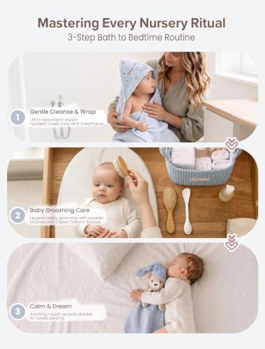 lulumoon Baby Shower Gifts for Boys - 11-Piece Newborn Essential Basket Set - Image 3