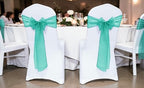 Pack of 75 Organza Chair Sashes for Wedding & Event Décor – Emerald Green - Image 2