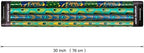 WRAPAHOLIC 30 Inch Peacock Christmas Wrapping Paper Roll - Jumbo Roll Green Peacock Elements Patterns with Metallic Foil Shine - 4 Rolls - 30 Inch x 120 Inch Per Roll - Image 2