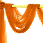 Pack of 25 Yard Chiffon Drapery Fabric, 60" Wide, Multiuse - Orange - Image 6