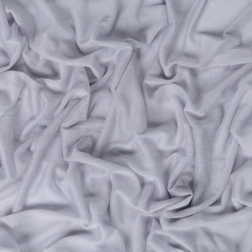 Pack of 25 Yard Chiffon Drapery Fabric, 60" Wide, Multiuse - Cool Gray - Image 5