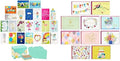 Hallmark Pack of 24 Handmade Assorted Boxed Greeting Cards, Watercolor & Pack of 30 Assorted Boxed Greeting Cards, Good Vibes—Birthday, Thinking of You, Thank You, Blank Cards by Hallmark
