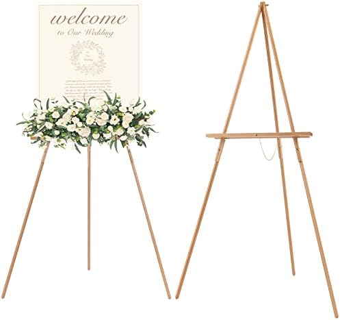 MEEDEN Wood Easel Stand for Display: Wooden Display Tripod Stand for Poster by MEEDEN
