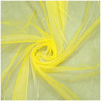 65 Yard Organza Fabric 44" Wide for Wedding Event Décor - Yellow - Image 4