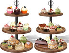 Cupcake Stand,3Tier Round Rustic Cupcake Stand Holds 50Cupcakes by Unknown