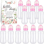Trelaco 12 Pcs Baby Shower Bottle Chug Game, Floral, Pink by TrelaCo