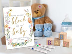 79 Pcs Baby Shower Boho Floral Decorate a Block Game Set, Games for Guest - Image 3