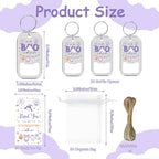 72PCS Halloween Baby Shower Favors Bottle Opener Keychains Purple - Image 2