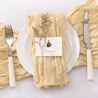Cheesecloth Napkins Champagne Cloth Napkins Table Napkin,Set of 100 - Image 3