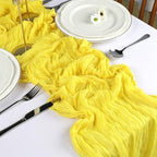 12 Pack Yellow Cheesecloth Table Runner 10Ft 23 x 120 Inch - Image 6