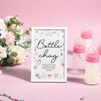 Roowest Bottle Chug Baby Shower Games Favors, Pink, Wideflower - Image 5