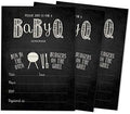 Pack of 30 Baby Shower Invites, Bun in Th Oven BBQ Party Invitations, Fill in Blank Invitations with Envelopes 5 x 7 inches by Inkdotpot
