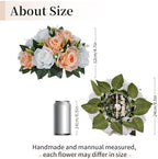 BLOSMON Flower Balls for Wedding Centerpieces: 10pcs 9.5 Inch Fake Rose - Image 6