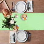 20 Pack Satin Table Runner 12 X 108 Inch Silk Table Runner for Party,Wedding, Birthday, Banquets,Decoration(Mint Green) - Image 2