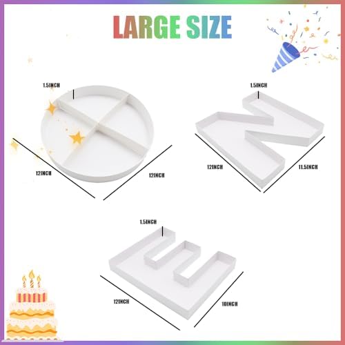 12inch Cardboard Letter Fillable Shaped Decorative Box For Charcuterie(ONE) - Image 2