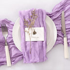 Cheesecloth Napkins Lilac Purple Cloth Napkins Bulk,Set of 50 - Image 5