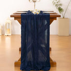 Cheesecloth Table Runner Fall Boho Wedding Birthday Party Home Decor - Image 3