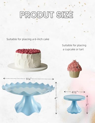 6 Pcs Mini Cup cake stand for Party, Wedding, Birthday, Baby Shower, Anniversary (Macaron Boy) - Image 2