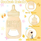 50 PCS Golden Baby Bottle Openers for Baby Shower Favors Gifts,Poppin Bottle Baby Shower,Bottle Opener for Guests Gender Reveal Party Favors Souvenirs Decorations - Image 2