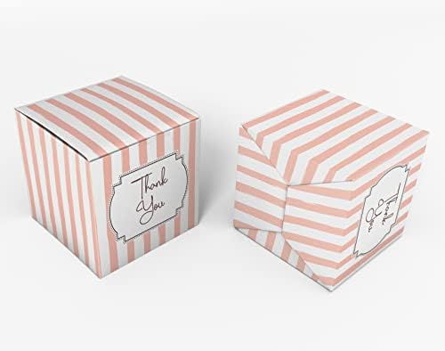 Paper Box - Mini Favor Box For Baby Shower 4x4x4 Inches Paper Gift Boxes, Candy Paper Box For Party Favors, Baby Shower Confetti,Boy/Girl Theme- Pack Of 20 - Image 2